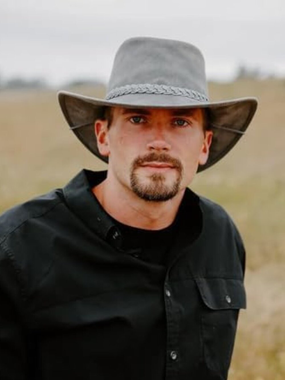 Mens Crusher Leather Cowboy Hat American Hat Makers Premium Crushable Outback